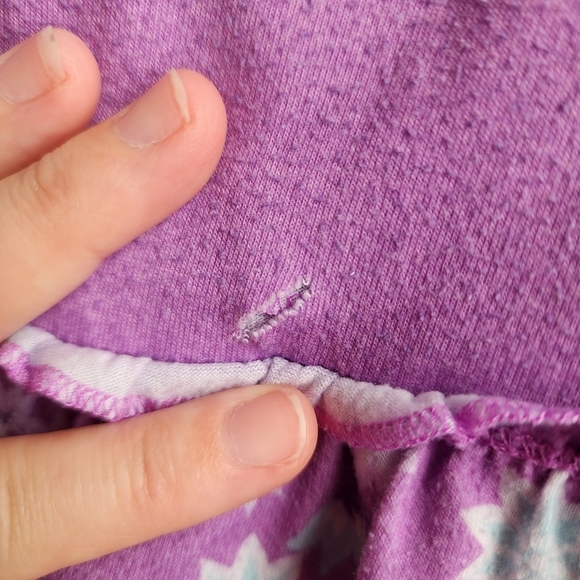 Disney store Frozen purple nightgown Size 9/10 - Picture 8 of 10